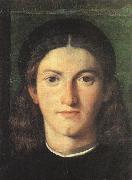 Head of a Young Man g LOTTO, Lorenzo